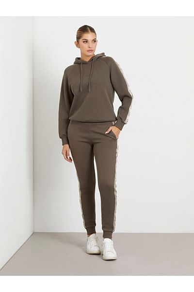 Guess Γυναικείο καφέ αθλητικό παντελόνι Britney Jogger V2yb15kb3p2-g1l9