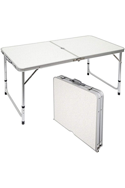 Funky Chairs Taburesiz Katlanabilir Piknik Masası - Gri