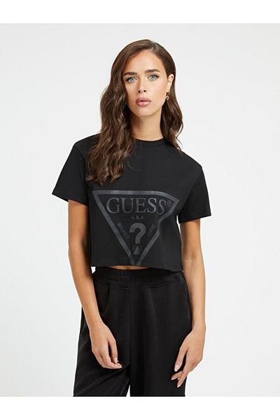 Guess تي شيرت نسائي من Adele Active Boxy Fit
