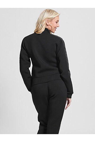 Guess Kadın Siyah New Allie Logolu Sweatshirt