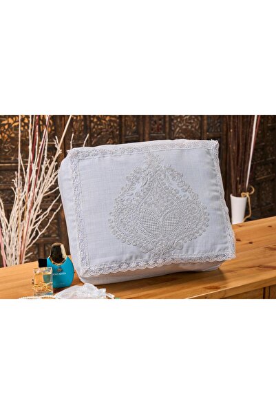 Dantelux Keten Fermuarlı Hurç Bohça (ÇEYİZLİK HURÇ)