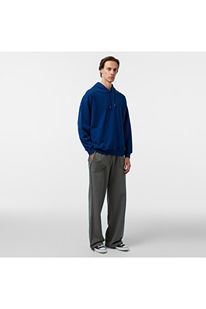 United 4 UNITED4 Pieces Erkek Mavi Hoodie