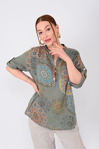 Park Moda 15455F-14 KOŠULJA SA UZORAKOM MANDALE