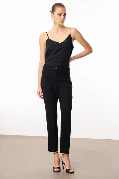 Moda İlgi Pantaloni Modailgi cu talie înaltă - 7913 Negri