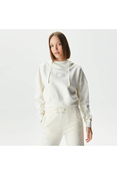 United 4 Unıted4 Classic Kadın Beyaz Hoodie