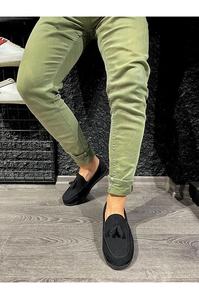 Knack Loafer Men's Shoes 007 Black
