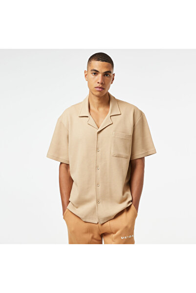 United 4 UNITED4 Erkek Krem Gömlek