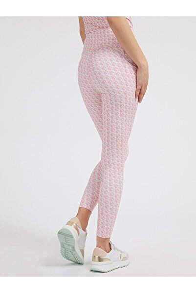 Guess Kadın Pembe Gj Logolu Tayt