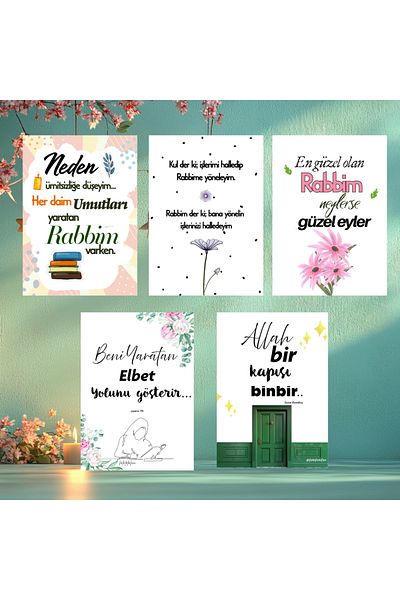 Fatofotofan An Inspiration Every Day, Set of 5 Religious Cards
