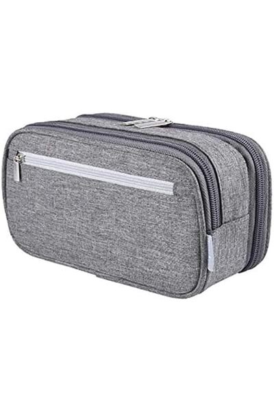 Generic Pencil Case Large Capacity Pencil Bag Pouch Pen Case Makeup Bag Stati...