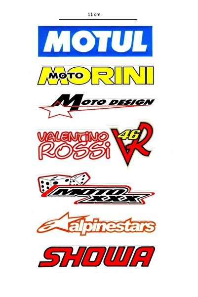 BsElektronik Sticker Multi Motul-auto Design-moto-showa Multi Sticker