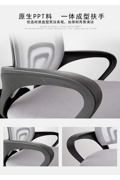 erorex Office Chair Black Nylon Medium Low Back With Wheels Computer Chair Study Chair Black