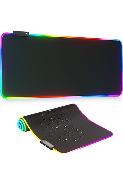 erorex لوحة ماوس RGB LED لوحة ماوس كبيرة LED ولوحة ماوس كبيرة
