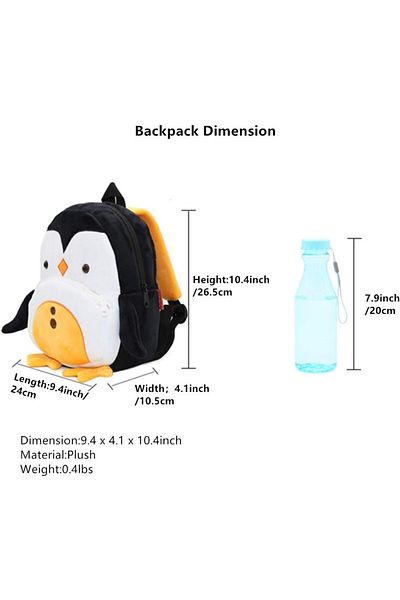 erorex Toddler Backpack Toddler Bag Plush Animal Cartoon Mini Toddler Backpack For Boys And Girls Kids