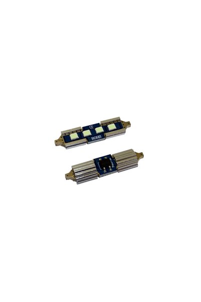 BsElektronik Space Led Ampul Sofit Süper Canbus'lı Buz Mavi 2'li Set 12v / La...