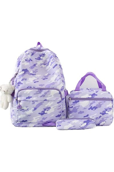 erorex Backpack For Schoolchildren 15L Student Bookbag Camouflage School Backpack For Kids Lightweight