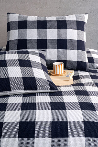 Evim Zeren Постільна ковдра Двоспальний комплект Синій Сірий 220x230см