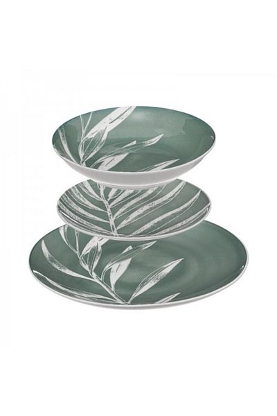Secret de Gourmet Serving set, Green Harmony, 18 pieces