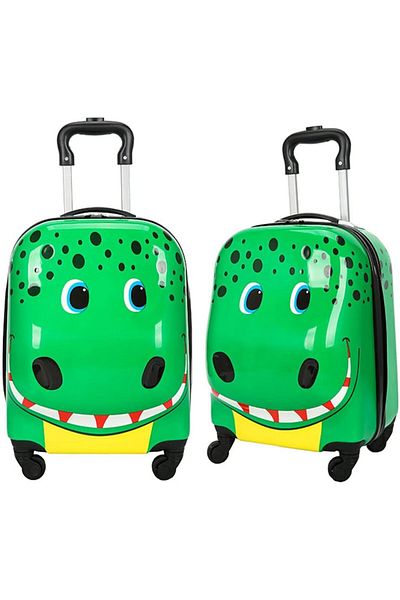 erorex Kids Luggage，Travel Suitcase With Wheels，18 Inch Cartoon Children'S Trolley Case With Locks，Carry