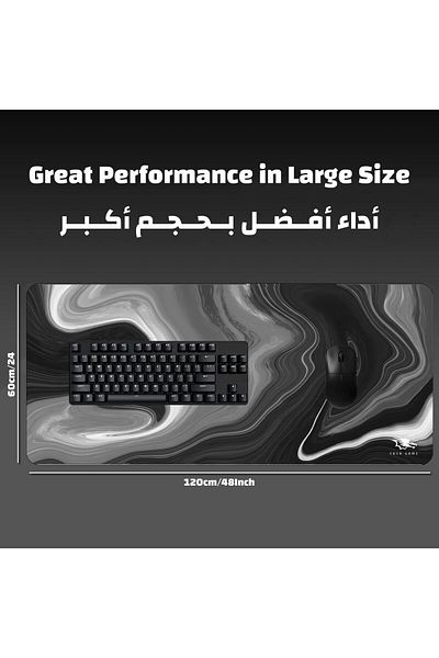 erorex لوحة ماوس ألعاب كبيرة ممتدة مقاس Xxl وXXXL بتصميم فني كامل للمكتب وقاعدة مطاطية غير قابلة للانزلاق