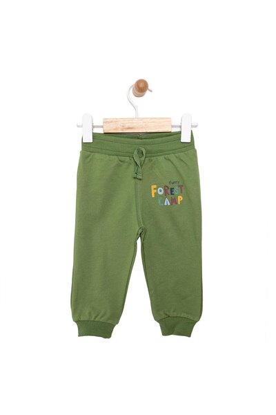 ebebek Hello Baby HelloBaby Erkek Bebek Eşofman Alt Şardonlu Kamp Yazılı