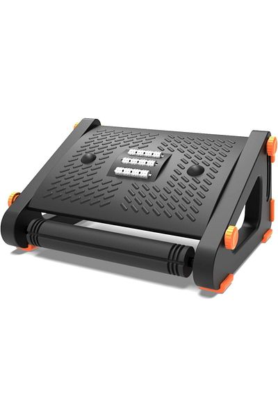 erorex Adjustable Under Desk Footrest Foot Rest For Under Desk At Work With Massage Foot Stool Under Desk