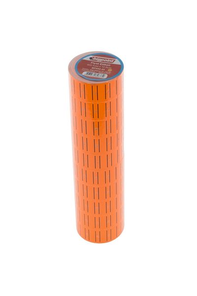 Bigpoint Long Lasting 6000 Pcs Tracking Labels, 600X10 Rolls, Orange