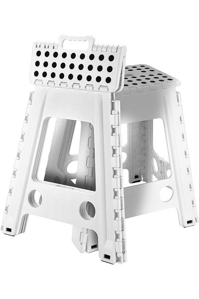 erorex Folding Step Stool Heavy Duty Plastic Foldable Step Stool Lightweight Foot Stool With Portable