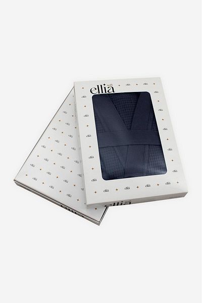 Ellia Soft رداء حمام صيفي للرجال مصنوع من القطن الناعم بنسبة 100%