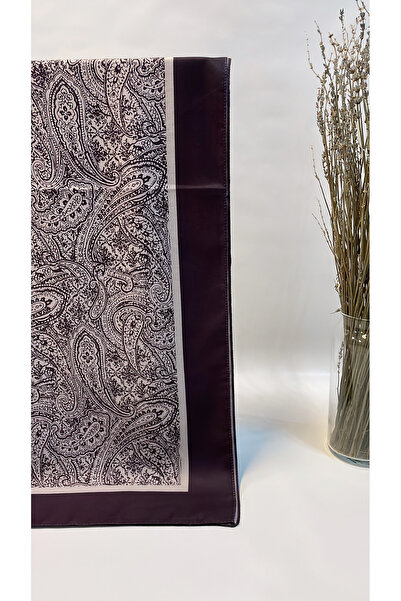 Onur Şal - Kadın Retro Şal Desen Soft Yumuşak Kumaş Şal