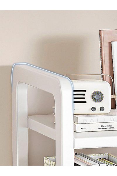erorex Official New Bookshelf And Storage Shelf Floor Multi Layer Storage Rack Iron Narrow Seam Household