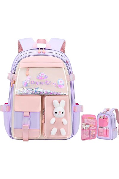 erorex حقيبة مدرسية للبنات، حقيبة مدرسية كبيرة السعة، خفيفة الوزن، حقائب ظهر كاجوال للأطفال، للبنات