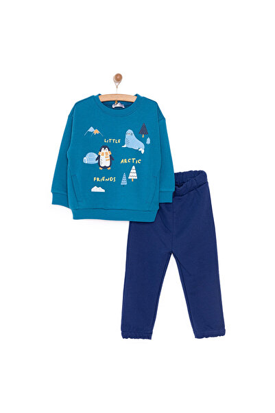 ebebek Hello Baby HelloBaby Erkek Bebek Eşofman Takımı Nordic Forest Bisiklet...