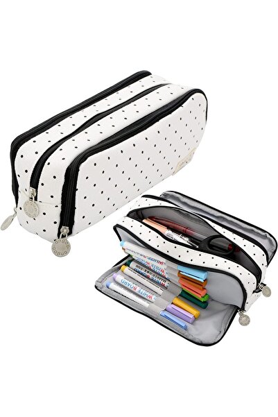 Generic Pencil Case 21Cm Large Capacity 3 Mezzanine Big Storage Pencils Pen P...
