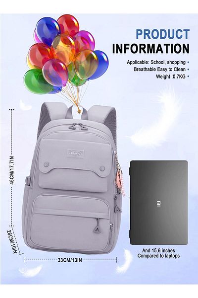 erorex School Bag Girl Backpack Large Capacity Backpack Lightweight Waterproof School Backpack Teen Girls