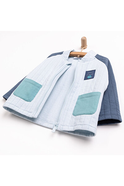 ebebek Hello Baby Hellobaby Space Hooded Cardigan Baby Boy