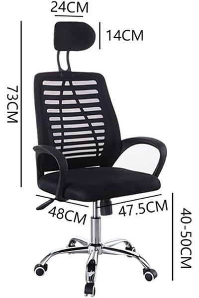erorex Ergonomic Executive Mesh Office Chair Swivel Height Adjustable Seat Headrest Armrest Lumbar Support