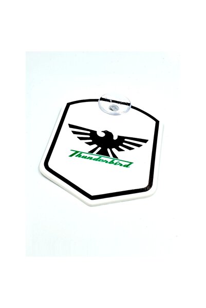 BsElektronik زينة زجاجية ثندربيرد من زجاج شبكي مع كوب شفط - خاص لصانعي الملصق...