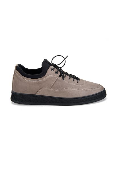 Desa Abdiel Gray Men's Nubuck Leather Casual Shoes
