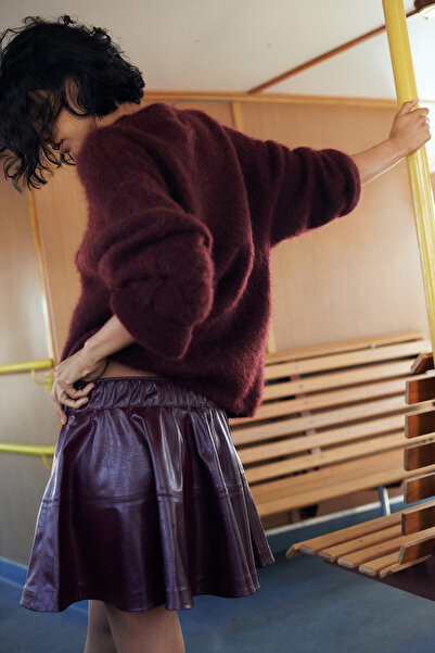 H&M Kaplamalı Kloş Etek