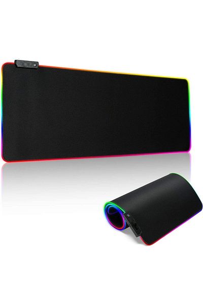 erorex لوحة ماوس RGB كبيرة للألعاب مع قاعدة غير قابلة للانزلاق 900 * 400 * 4 مم تحتوي على 14 نوعًا من أضواء RGB