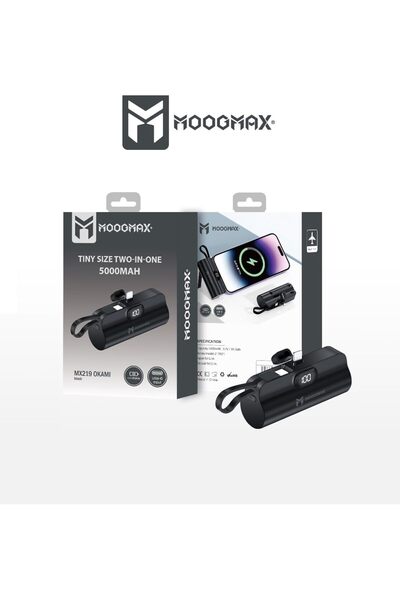 erorex بنك الطاقة 5000 مللي أمبير/ساعة 20 وات شاحن محمول صغير مدمج قابل للطي 1 × موصل USB C و 1 لـ