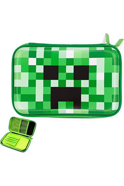 Generic حقيبة أقلام خضراء لتنظيم لوازم المدرسة للأولاد، وحقيبة حامل أقلام رائ...