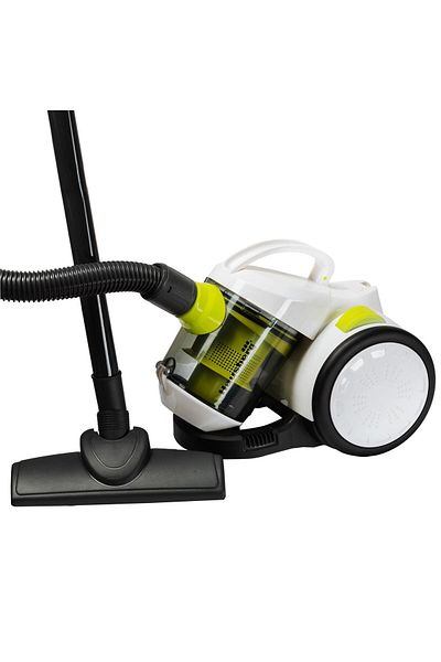 Hausberg Aspirator Fara Sac Hb-2090vr, 800-1200w, 1.5 L, Aspirare Uscata, Ciclonic, Filtru Hepa, Alb-verde