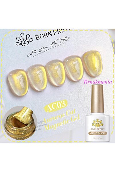 Born Pretty 10 ml Auroras Kedi gözü kalıcı oje AC03 (59222)