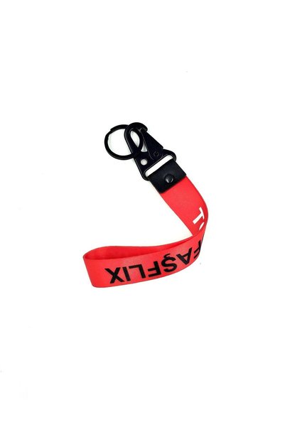 BsElektronik Breloc metalic cu design TOFAŞFLIX pentru iubitorii de TOFAŞ, cu accesoriu din material textil, material de clasa I