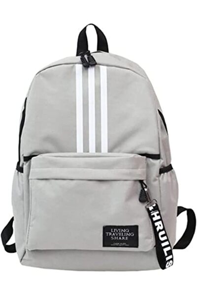 Generic Zipper Bag Adjustable Shoulder Straps Backpack Zipper Closure Satin L...