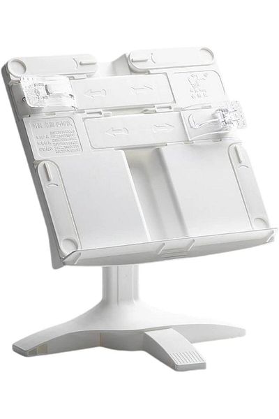 erorex Book Stand Holder Multi Heights Angels Adjust Cookbook Stand Portable Acrylic Laptop Holder Rest