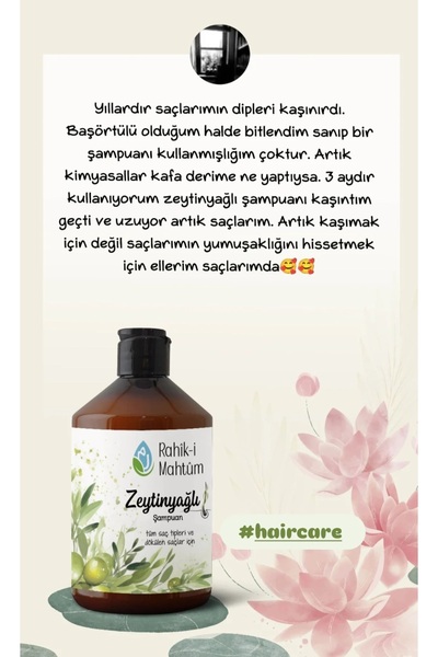 Rahik-i Mahtum Zeytinyağlı Şampuan (500 mL)