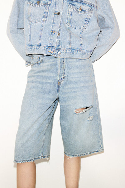 H&M High Knee Kot Şort